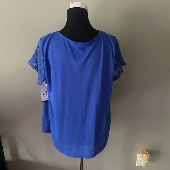 Hannah 💙 blue mesh top - Picture 4 of 8